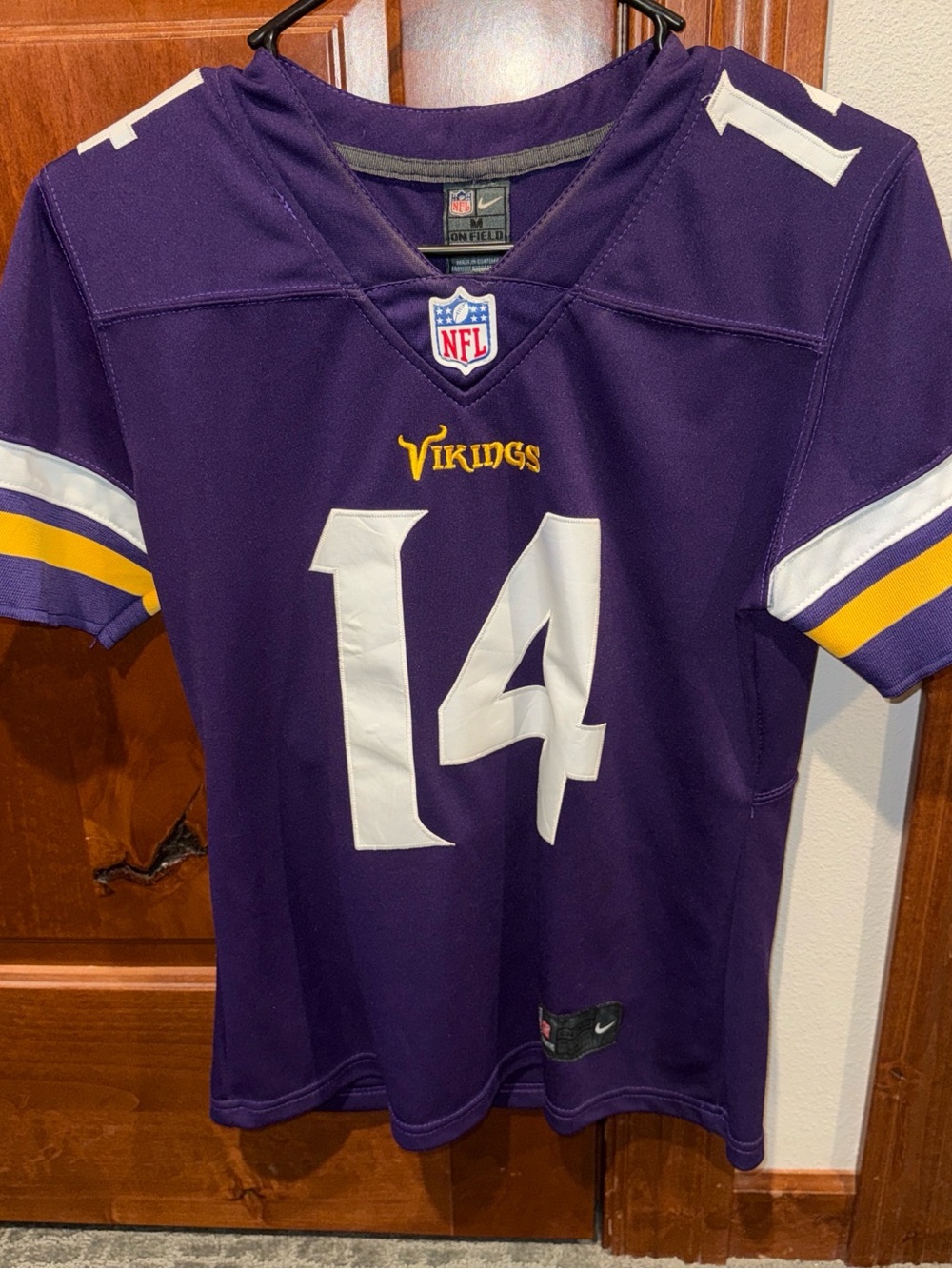 NFL Minnesota Vikings Purple #14 Kids Jersey